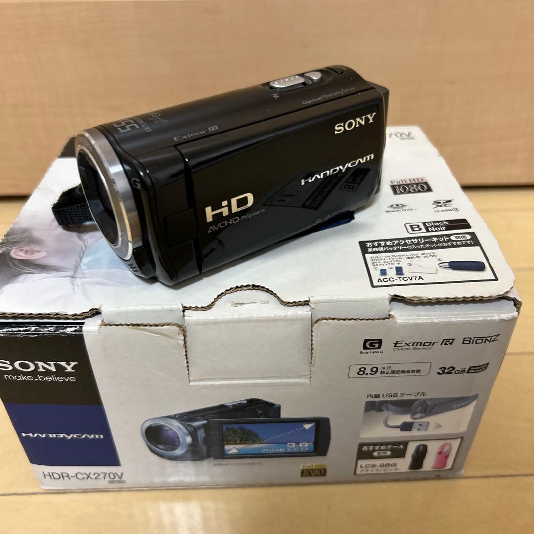 M*)様 美品　ソニー　デジタルHDビデオカメラレコーダー HDR-CX270V