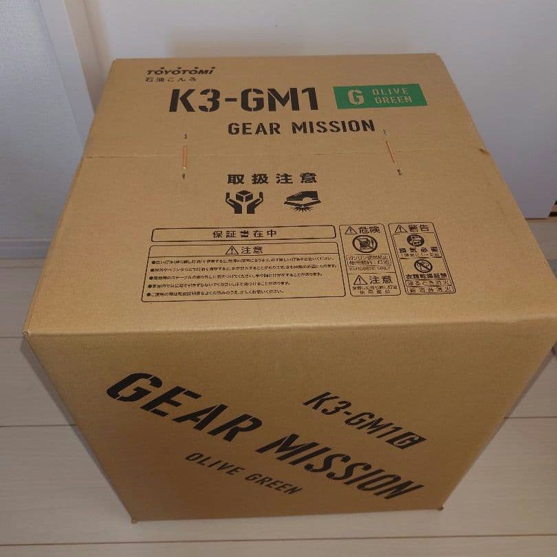 トヨトミ K3-GM1 ギアミッション 石油コンロ オリーブグリーン