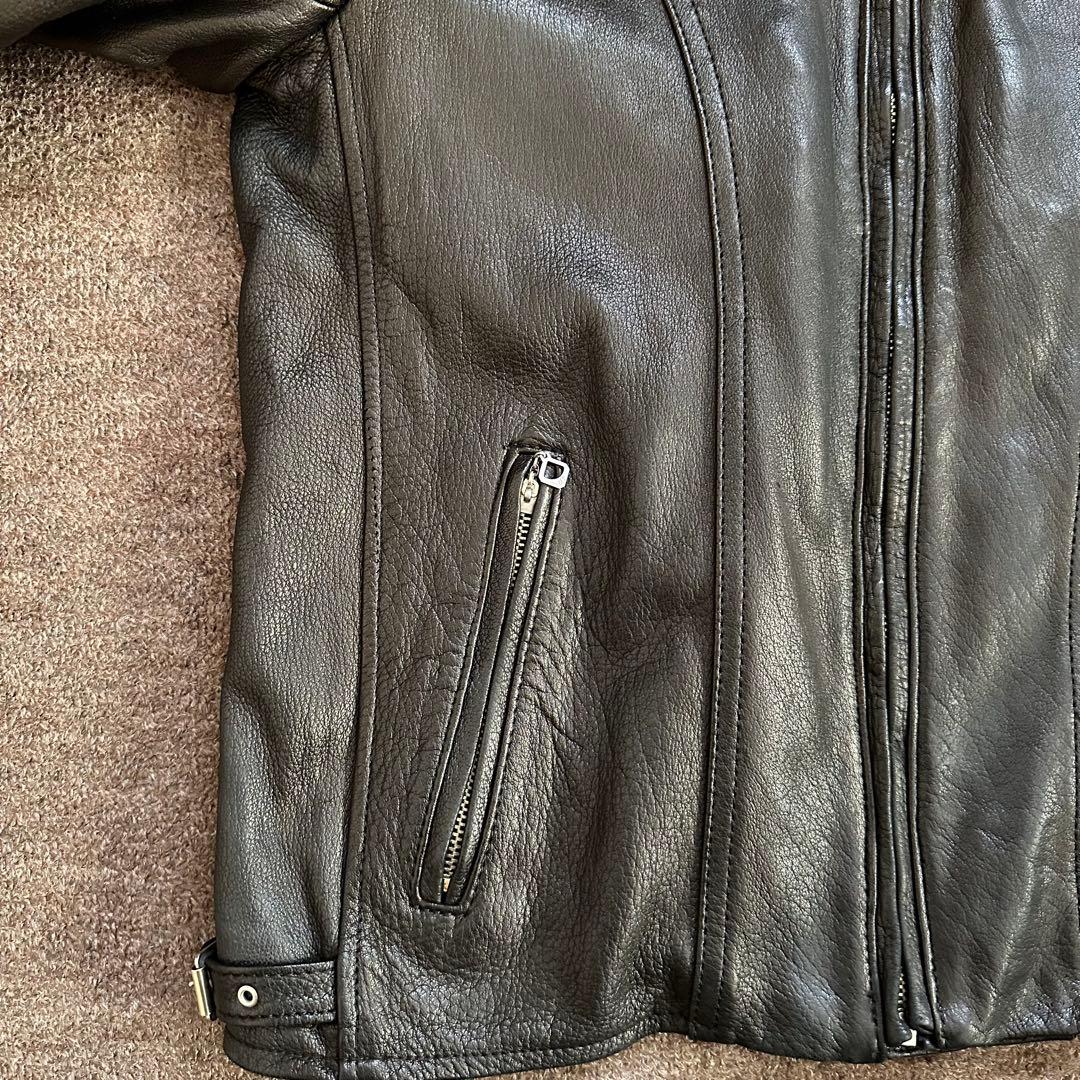 ルードギャラリー　ブラックレベル　アロー　レザージャケット　シングル　大人気　M