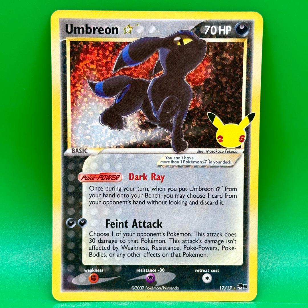 ポケモンカード 海外 ブラッキー スター 25th 25周年 プロモ 英語