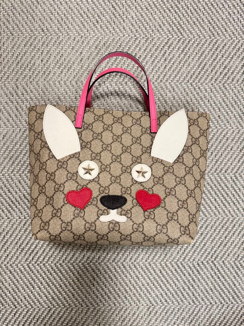 !最終値引きGUCCIチルドレンバッグ 犬顔