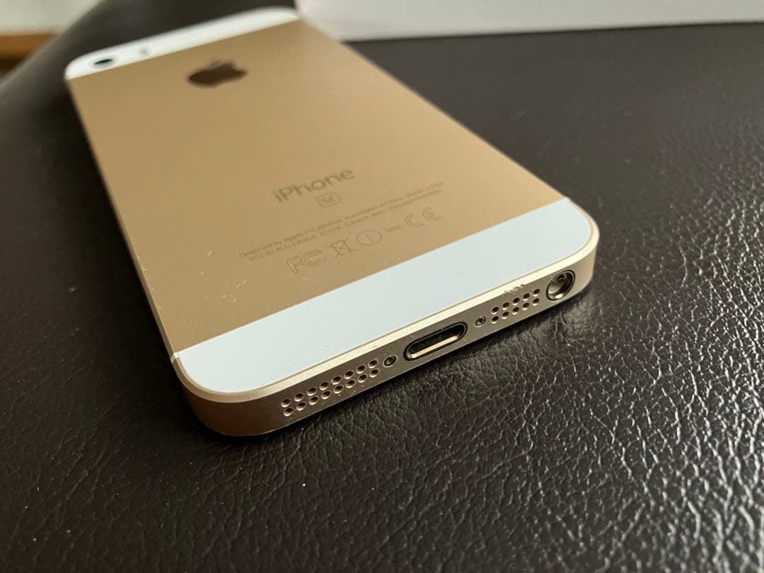 iPhone SE 第1世代 64GB ゴールド 本体 イヤフォンセット