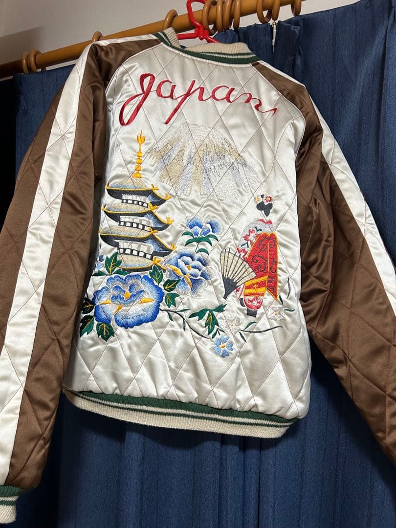 ⭐︎値下げ⭐︎テーラー東洋 スカジャン 舞妓 虎 M18484 黒 ブラウン 中綿