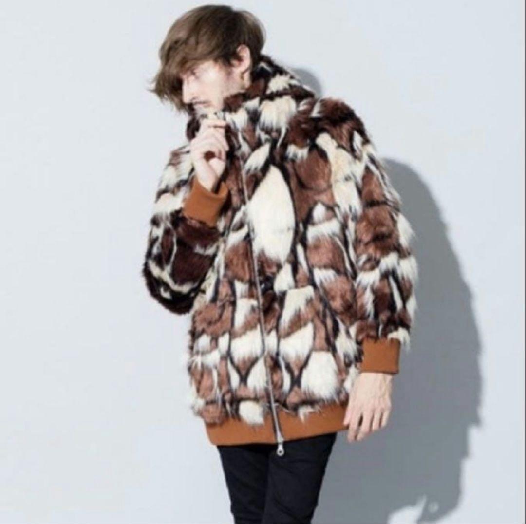 早い者勝ち NO ID. フェイクファー ブルゾン