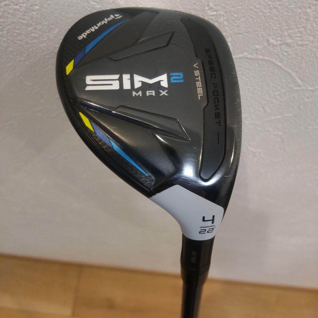 最終値下人気SIM2 MAX ユーティリティ 4番22度 テンセイSシャフト