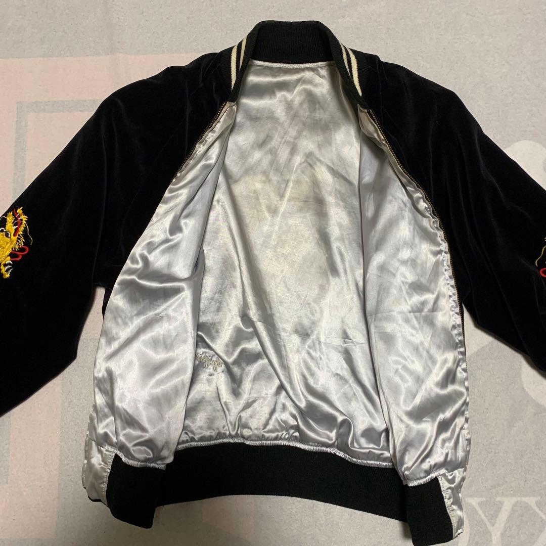 希少美品 80s 横須賀 プリンス商会 別珍 スーベニアジャケット スカジャン