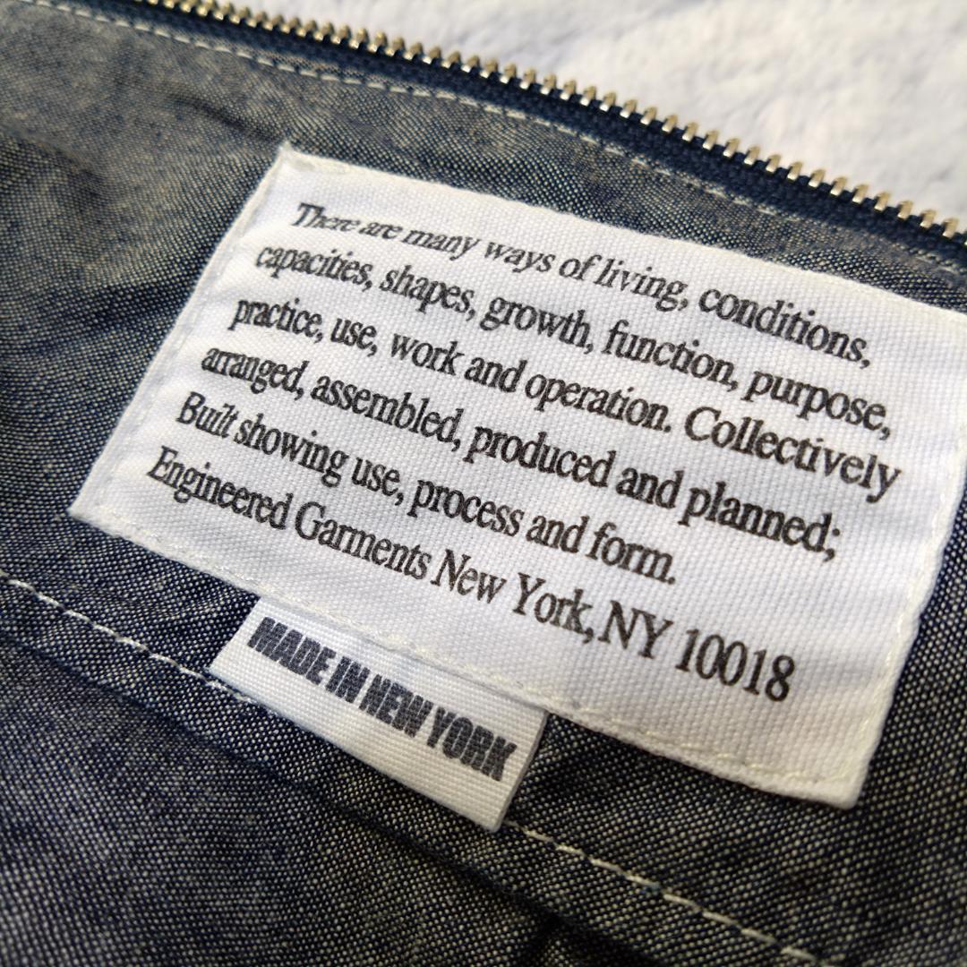 エンジニアードガーメンツ　ブルゾン　ジャケット　M美品　インディゴ調 アメリカ製