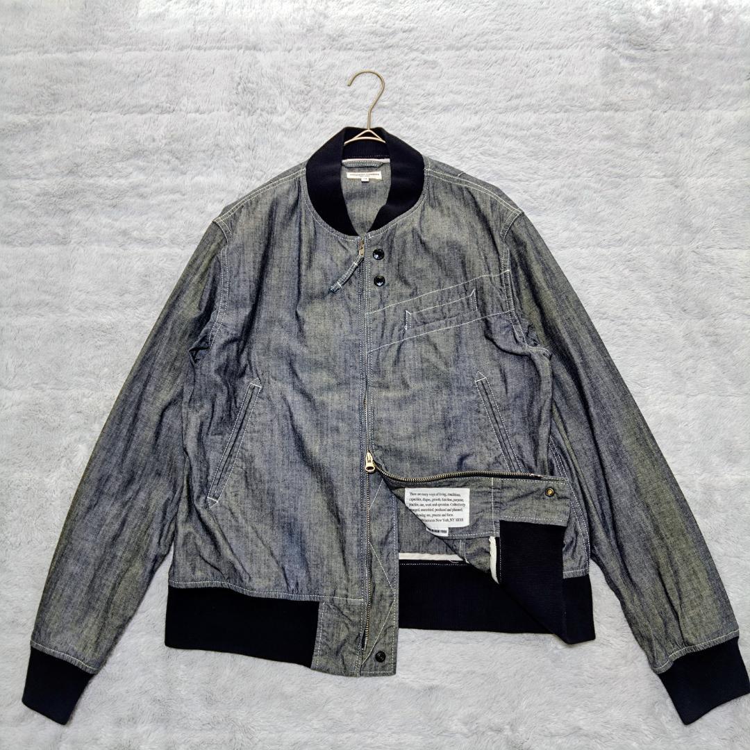 エンジニアードガーメンツ　ブルゾン　ジャケット　M美品　インディゴ調 アメリカ製