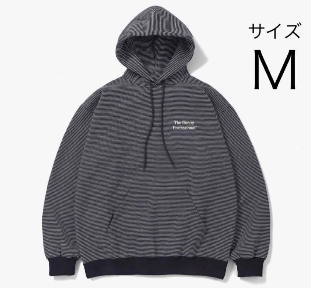 トップス ENNOY BORDER HOODIE SWEAT M