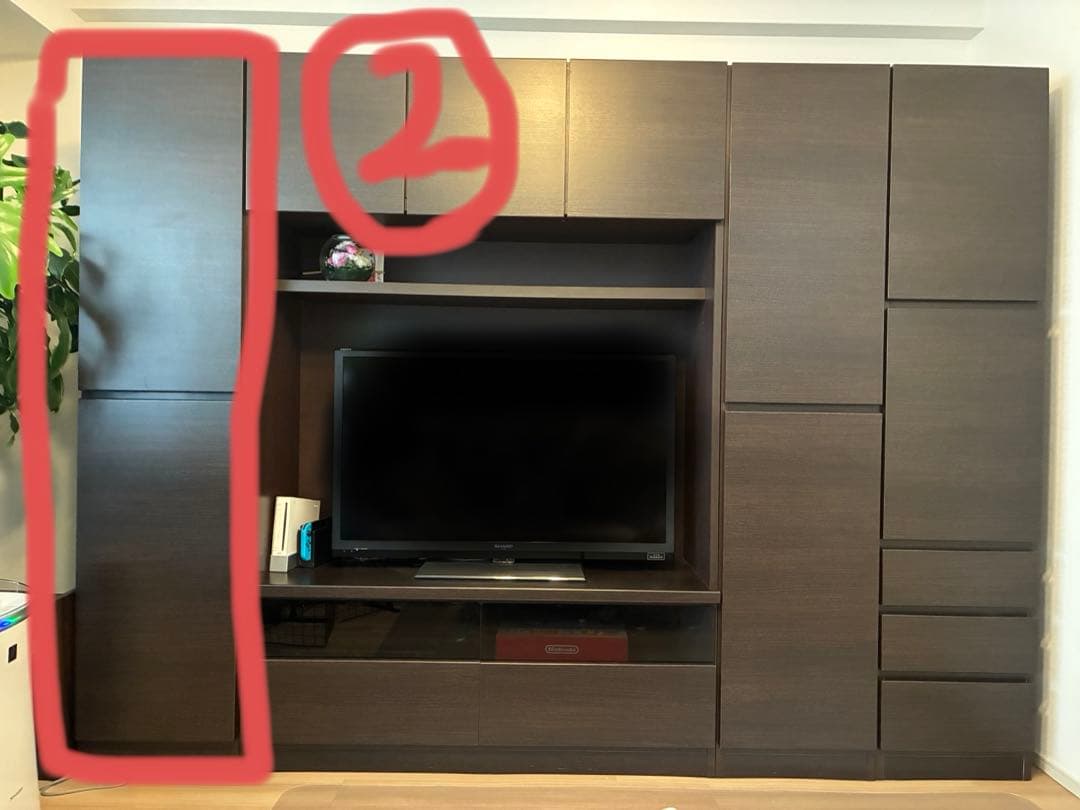 メガネさま専用②ニトリ　ウォーレンシリーズ　壁面収納　棚　テレビボード