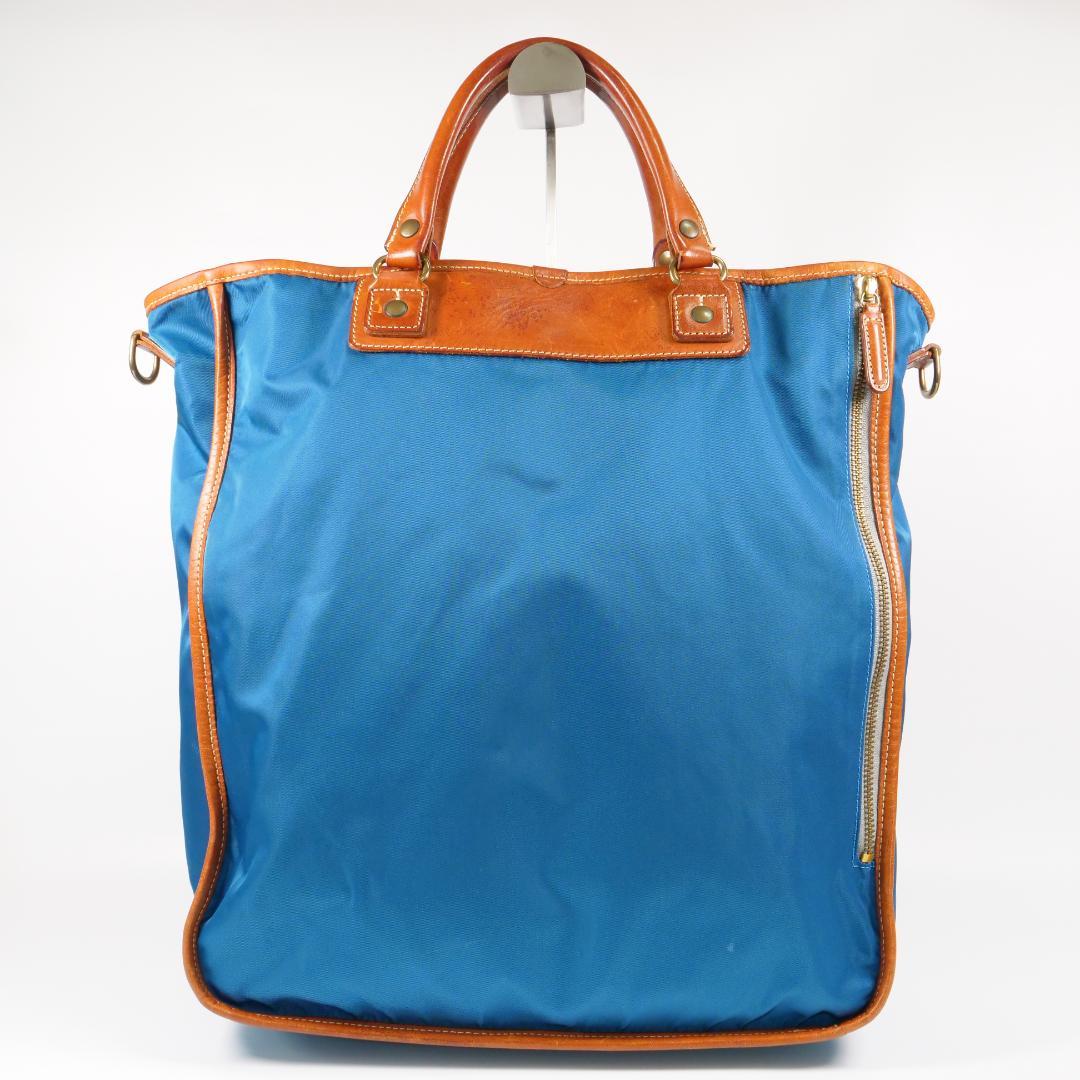 美品✨フェリージ 03-44 トートバッグ 2way ナイロン×レザー A4可