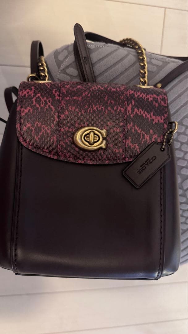 希少カラー COACHパーカーコンバーチブルバッグパック リュック3way超美品