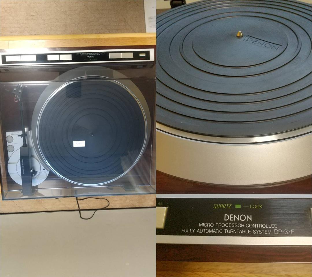 クォーツ ターンテーブル DENON DP-37F フルオートプレイヤー