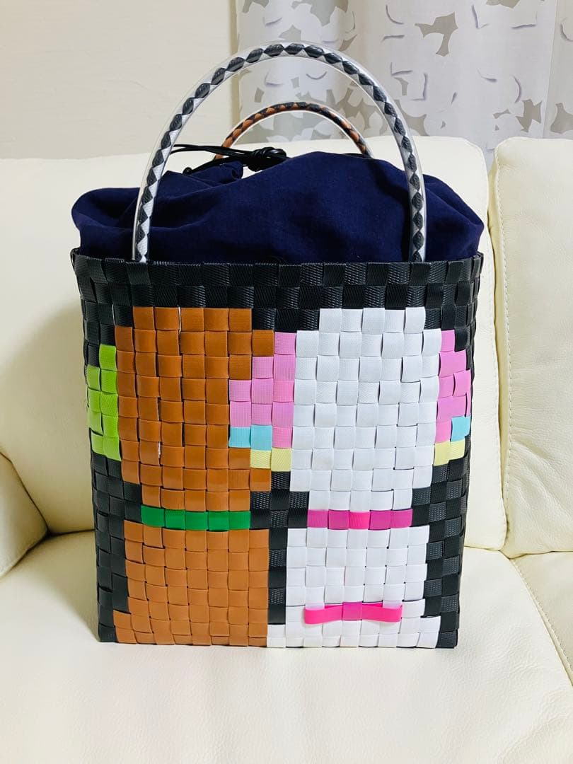 (^^)☆(^-^)わんこふとお散歩カゴバッグB4サイズ2個