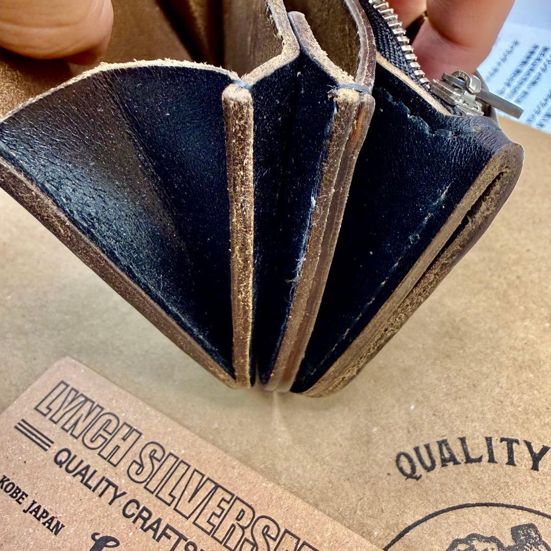 ギャラ付き　リンチシルバースミス　レザーウォレット　財布