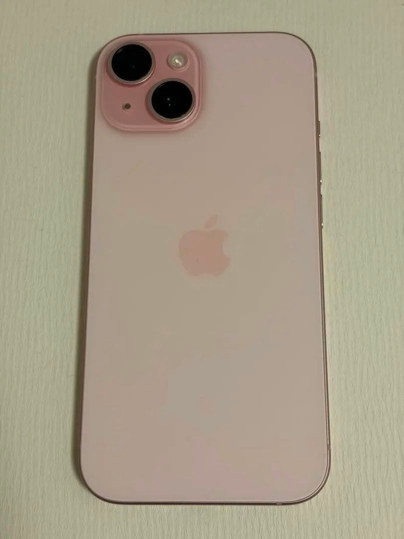 iPhone15 256GB ピンクSIMフリー(画面割れ)