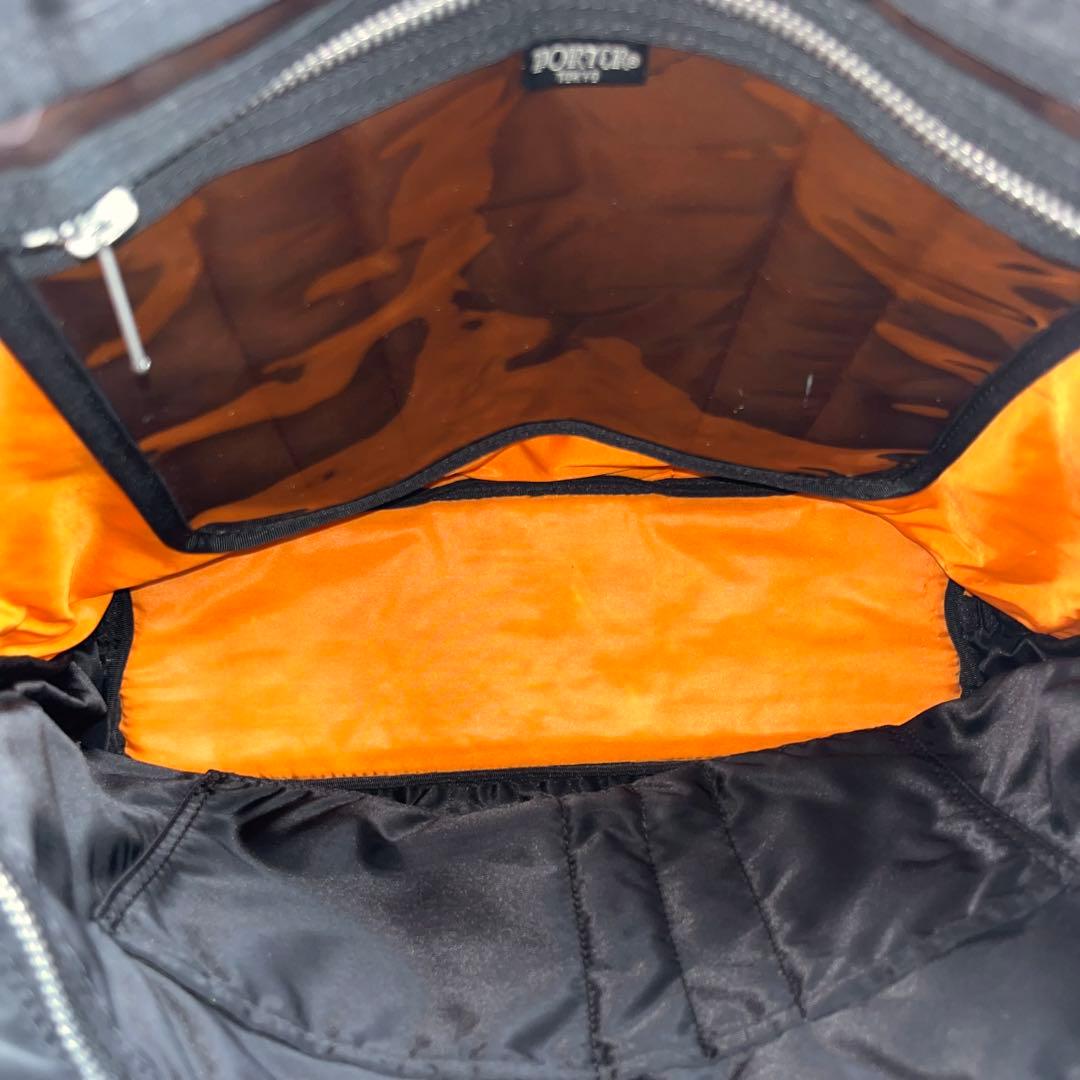 【美品】 ポーター タンカー トートバッグ ブラック ナイロン A4 廃盤モデル