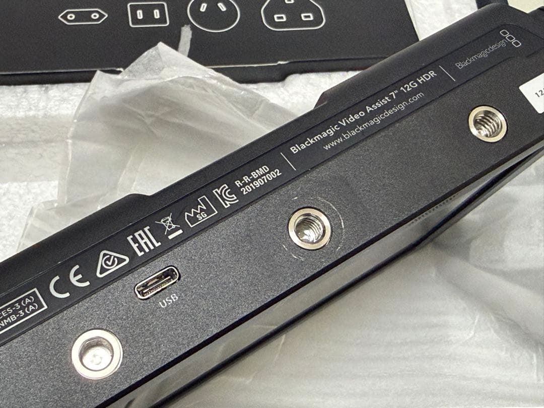 Blackmagic Video Assist 7 12G HDR 中古美品