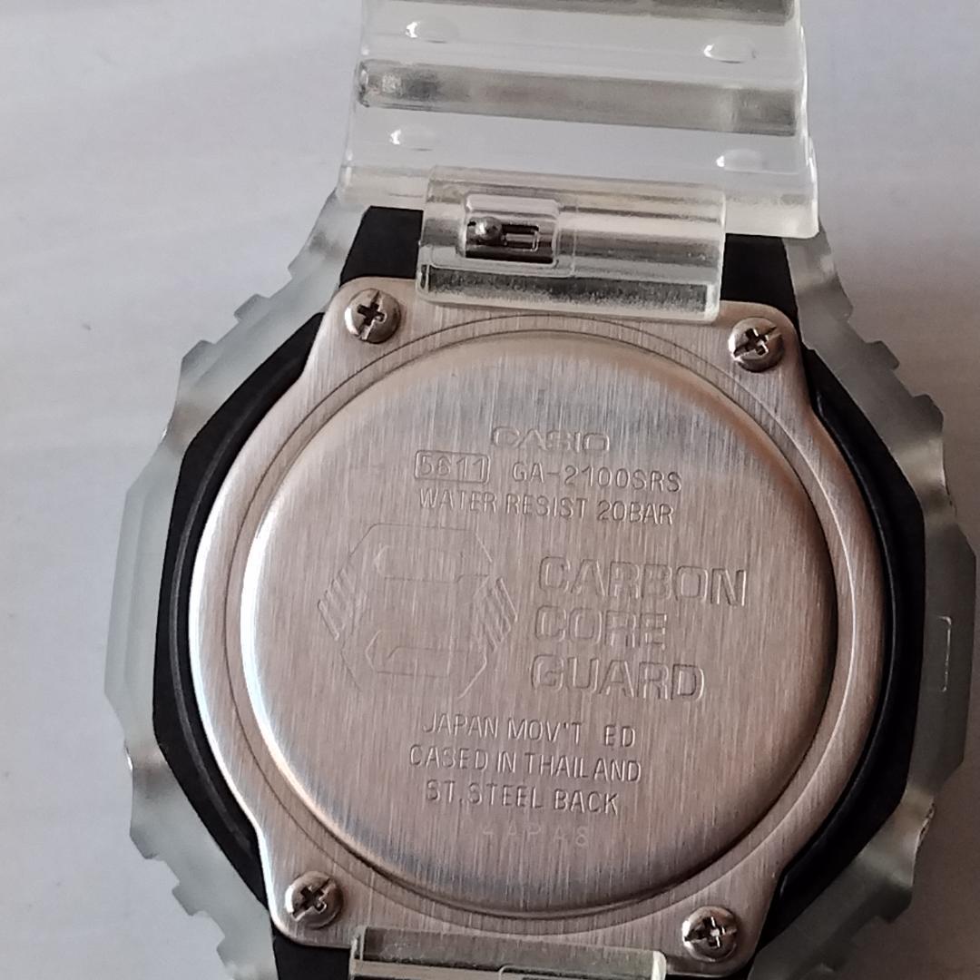 未使用級☆カシオ G-SHOCK GA-2100SRS-7AJF レインボー