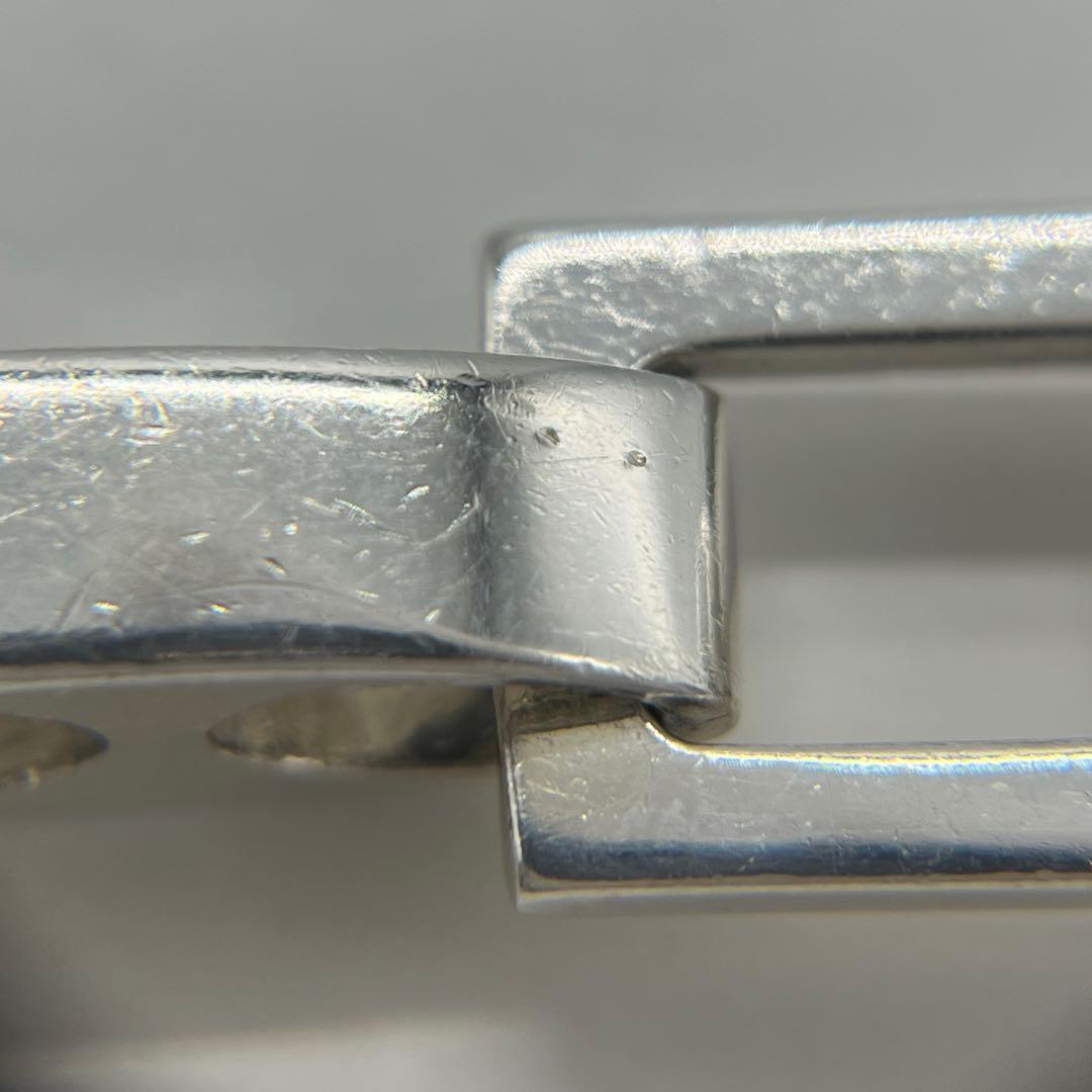 グッチ GUCCI スクエアリンク ブレスレット SV925 オールド 希少