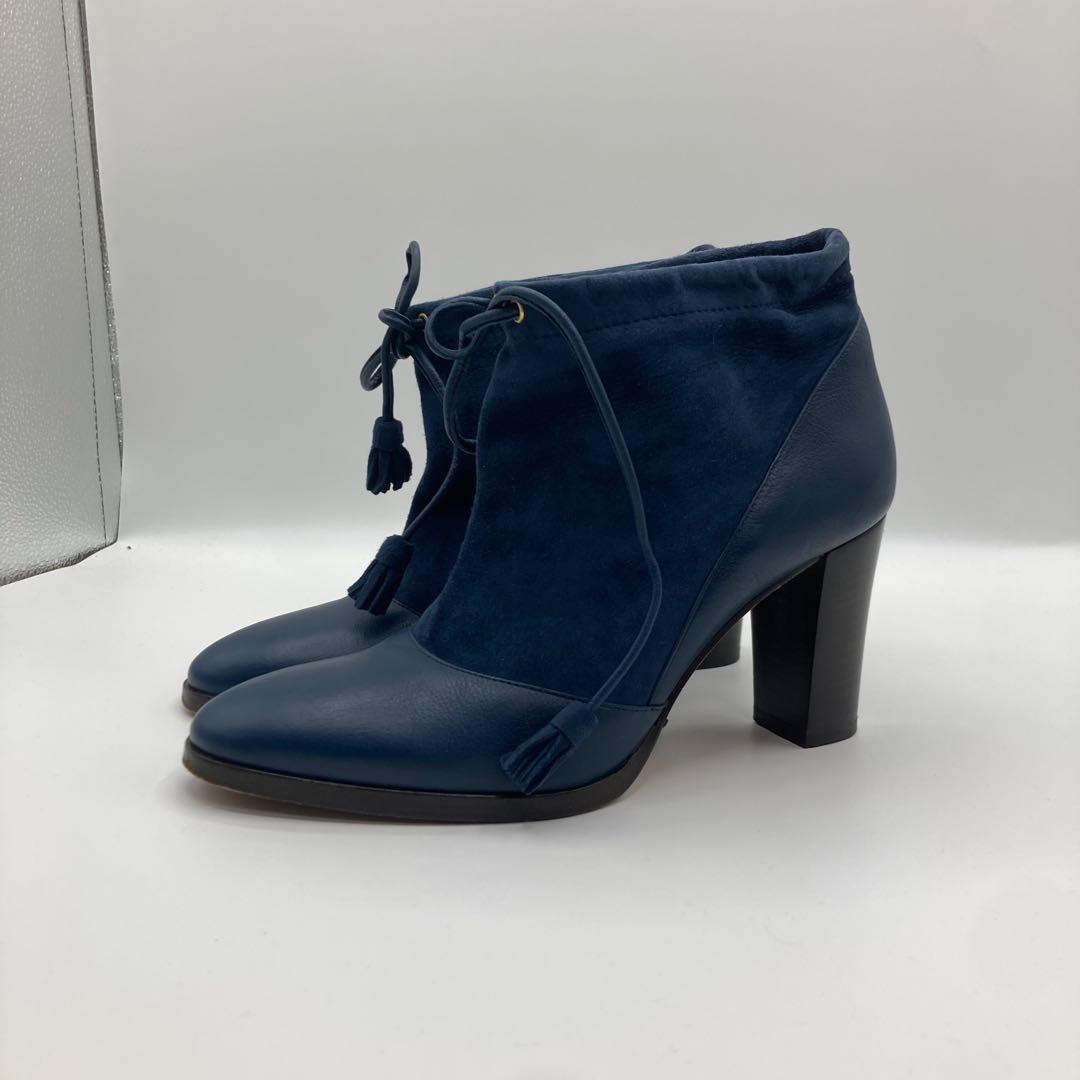 Loro Piana ロロピアーナ スウェード×レザー ブーティ