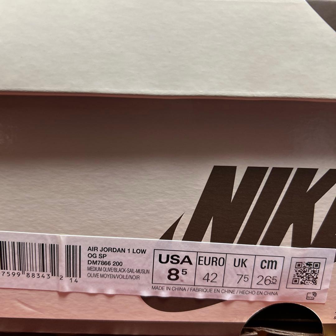 S.TTravis Scott × Jordan 1 Low OG SP