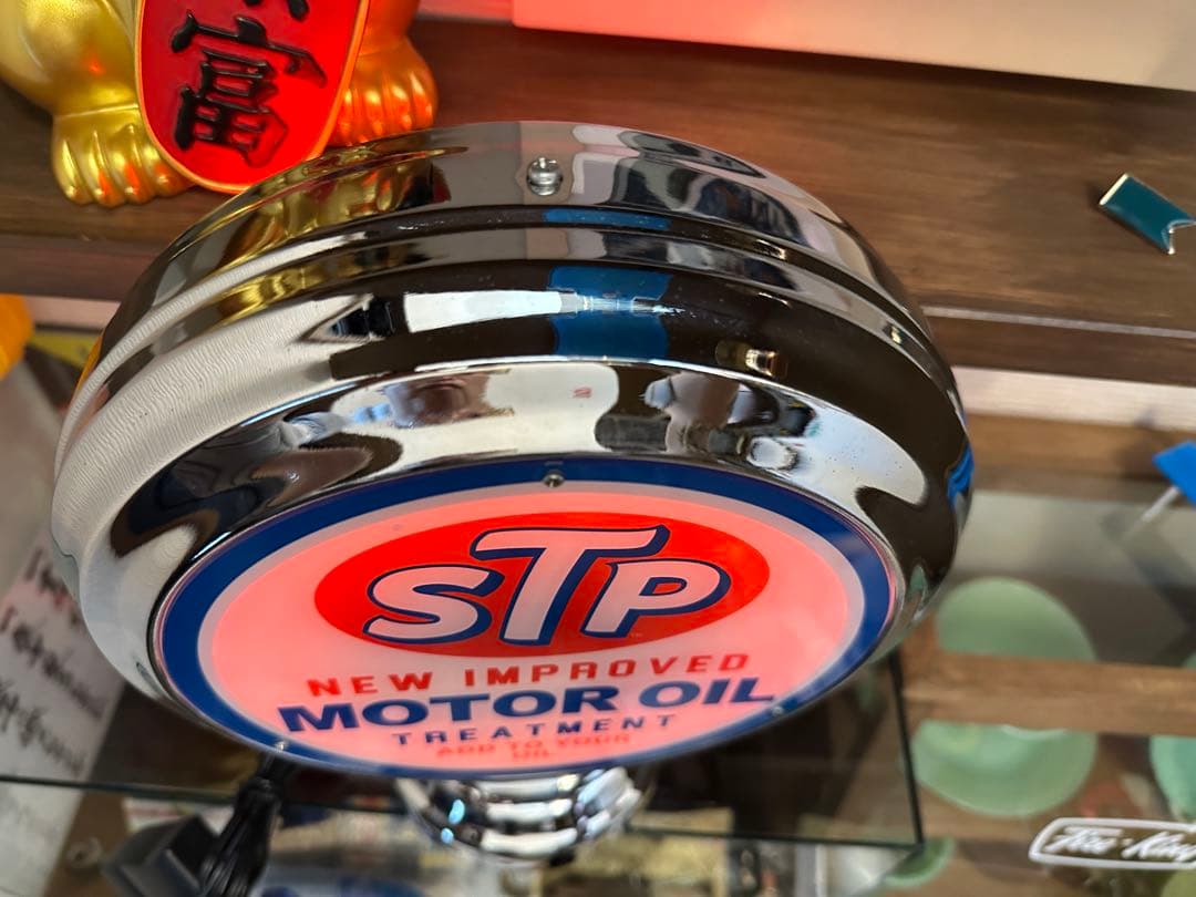 専用‼️ネオンクロック‼️STP‼️ガスランプ‼️アメリカン雑貨‼️ネオン菅置時計‼️