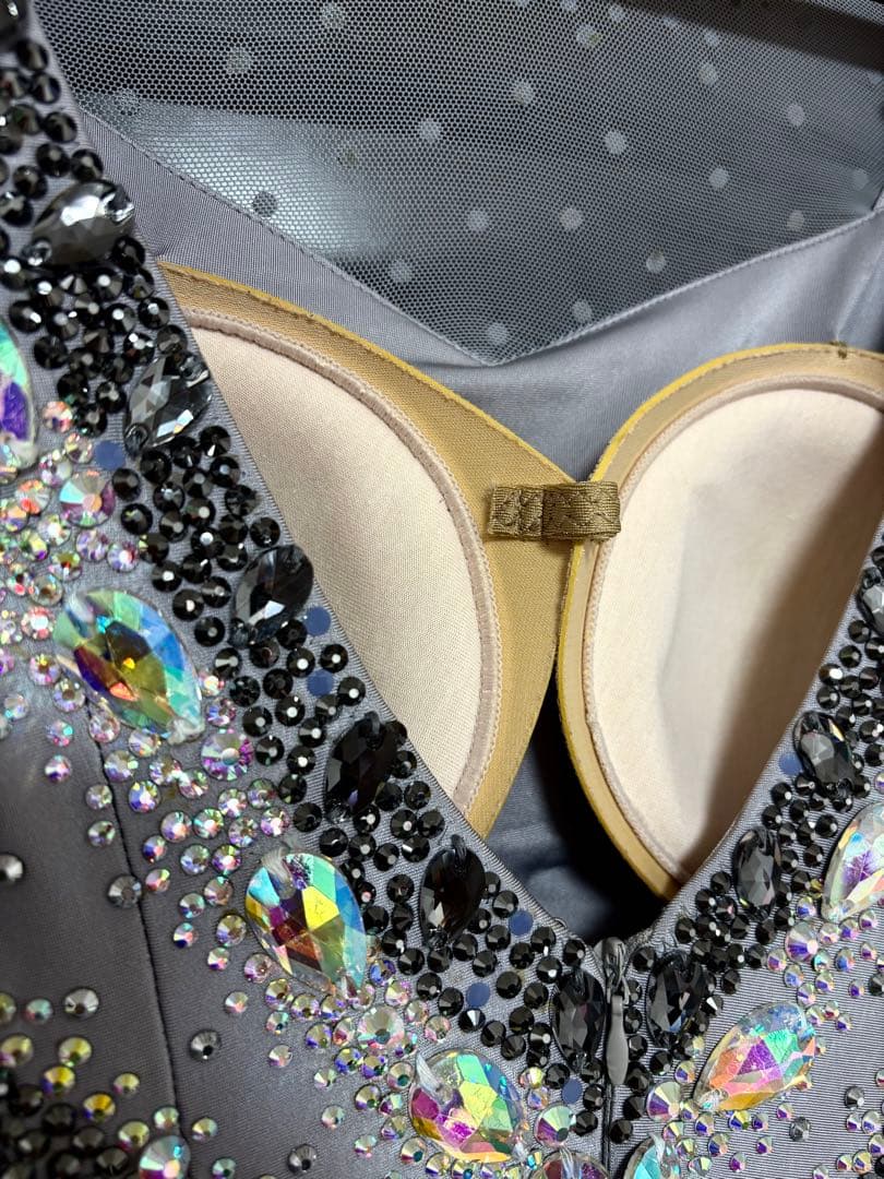 社交ダンス用シルバードレス