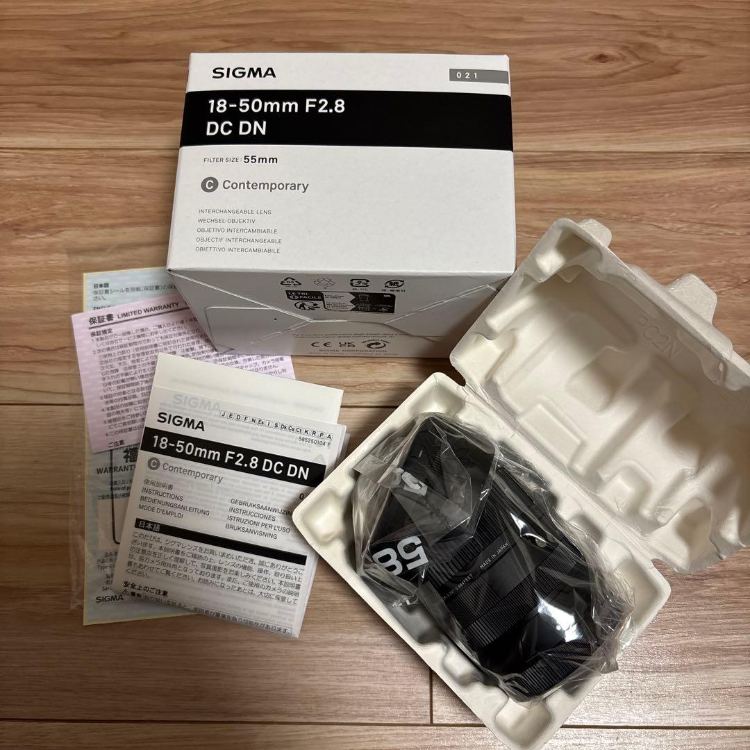 【新品】シグマレンズ 18-50mm F2.8 DCDN ソニー Eマウント