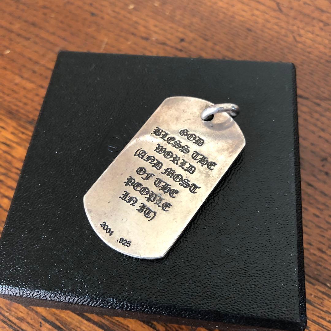 CHROME HEARTS GOD BLESS ゴッドブレス ドッグタグ
