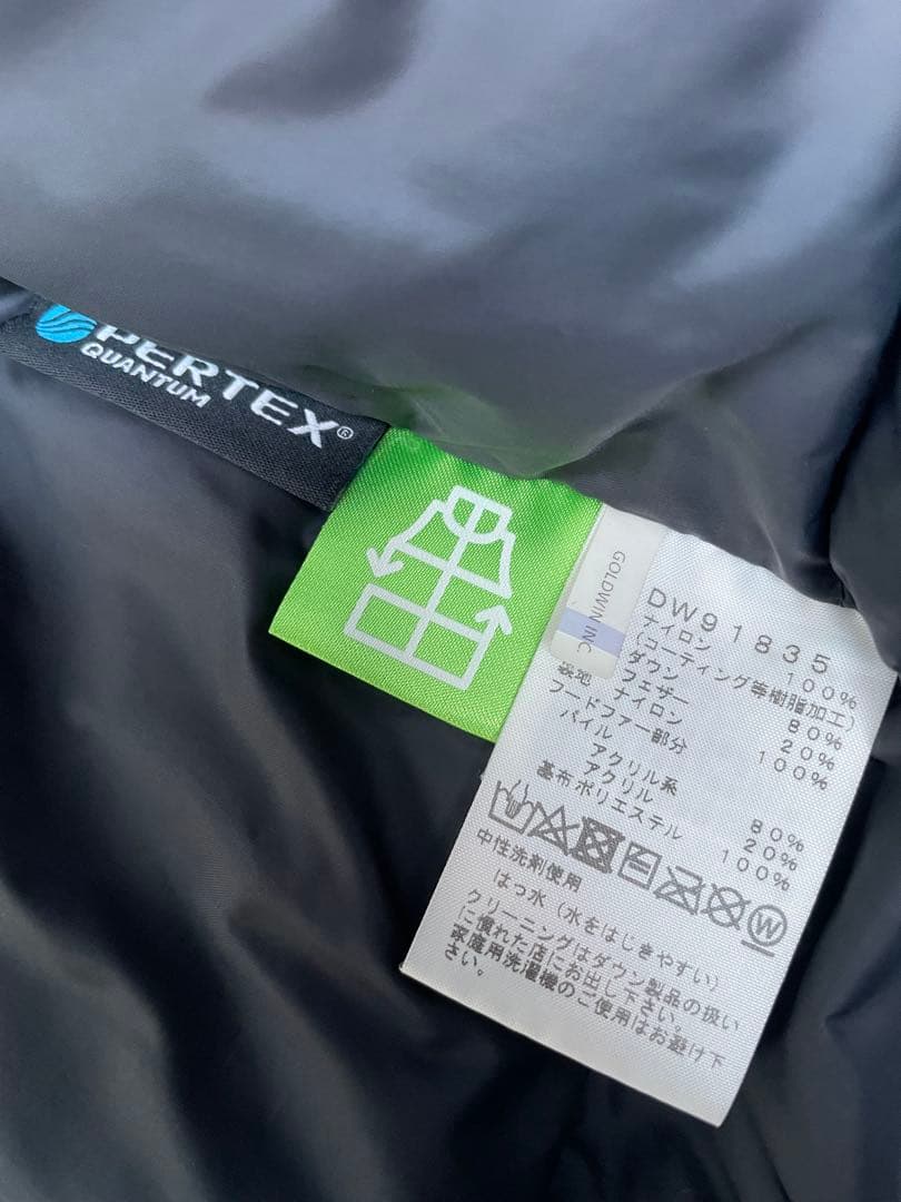 未使用 NDW91935 マウンテンダウン コート ブラック M レディース