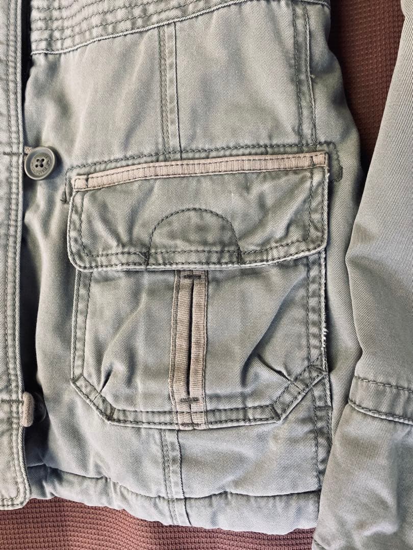 N2B ミリタリージャケット Y2K カーキ L