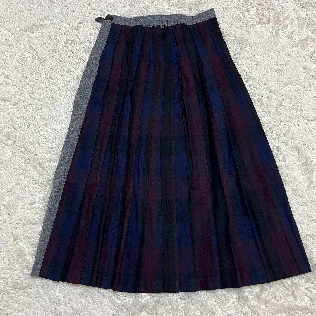 【大きいサイズ】オニールオブダブリン ロングラップスカート ピン付き XL