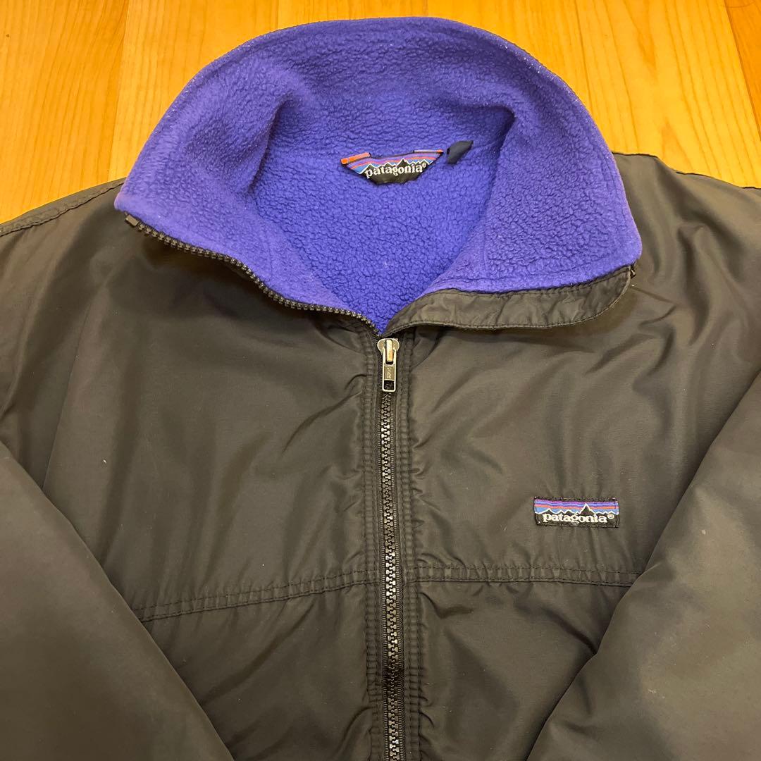 極美品‼︎ パタゴニア　シェルドシンチラ　80s USA製 ブラック　黒 M相当