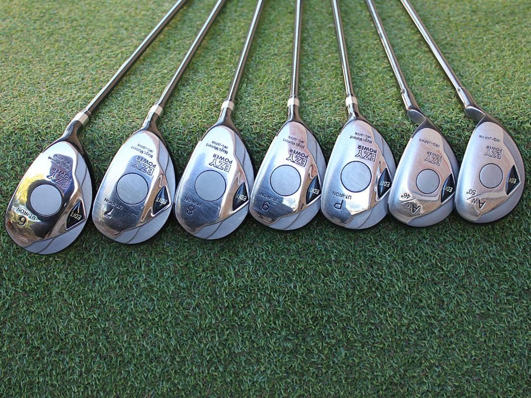 シニアゴルフ研究所 EZY POWER EDIT 6-AW（50°） 7本セット