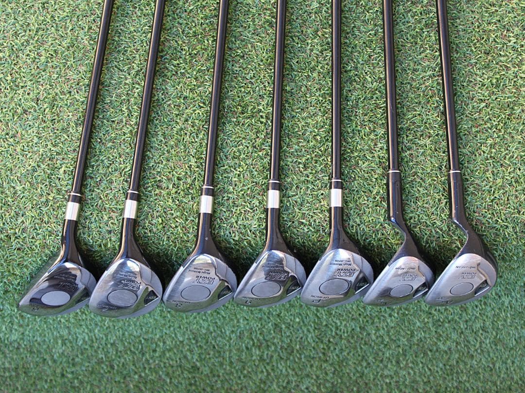 シニアゴルフ研究所 EZY POWER EDIT 6-AW（50°） 7本セット