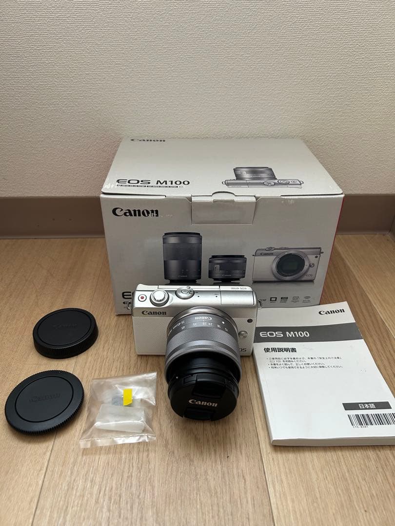 【値下げ不可】Canon EOS M100 ミラーレス一眼カメラ シルバー