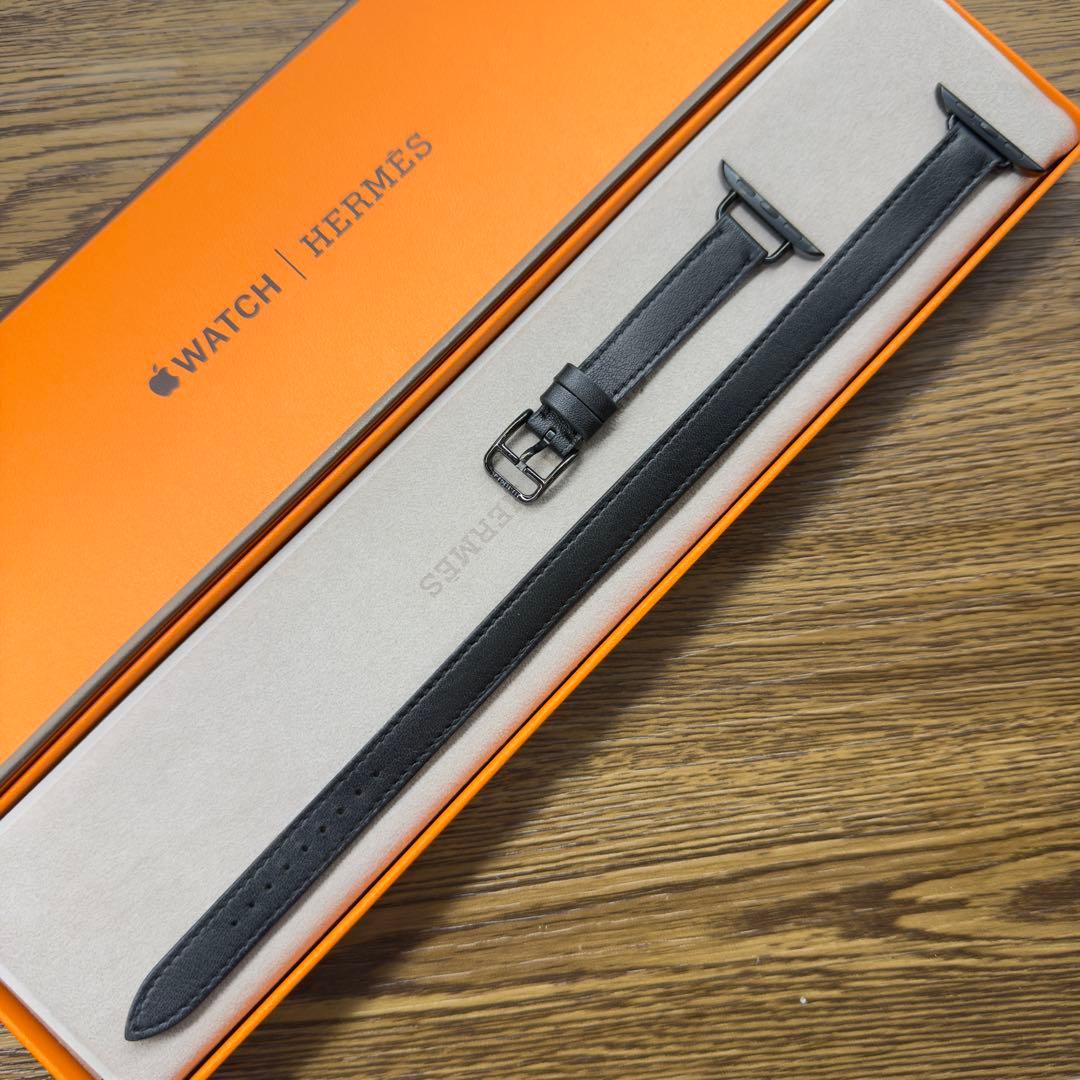 2997 ほぼ未使用　Apple Watch エルメス　ブラックドゥブルトゥール