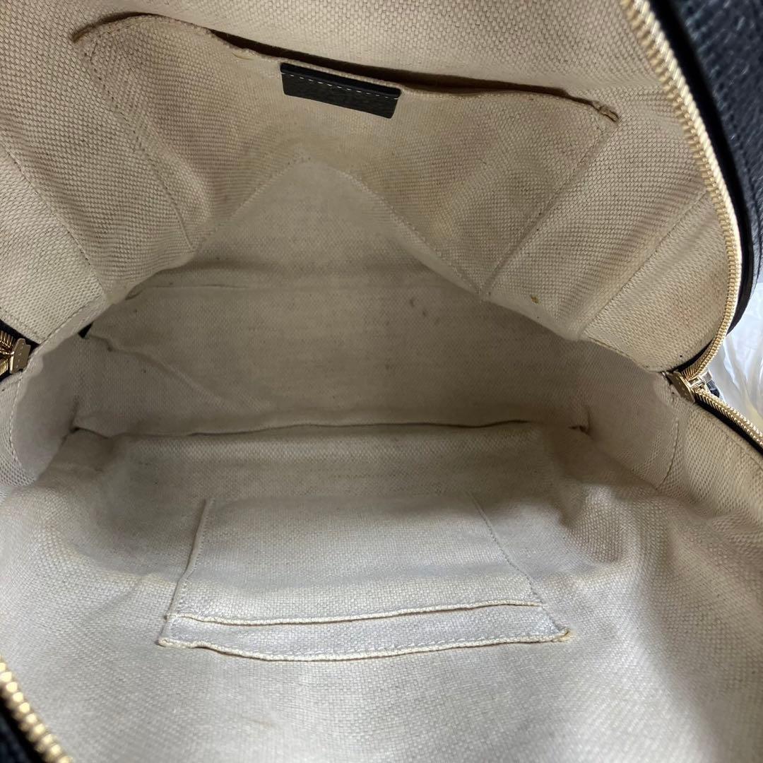 GUCCI ソーホー　リュック　レザー　チェーン　ブラック　保存袋付き