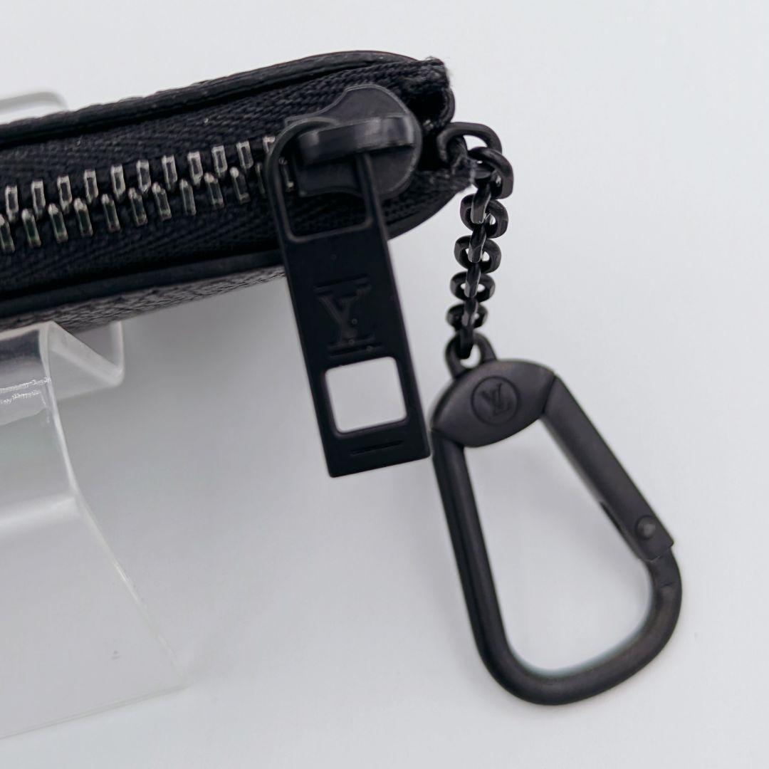 Louis Vuitton ブラック ヴィトン LV アエログラム ケース