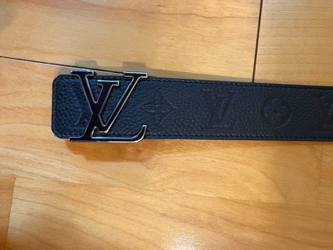 Louis Vuitton ベルト　黒　サンチュール　アンプラント