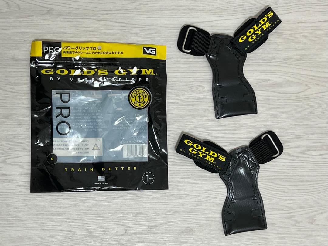 ゴールドジム パワーグリップ プロ S 着用のみ美品