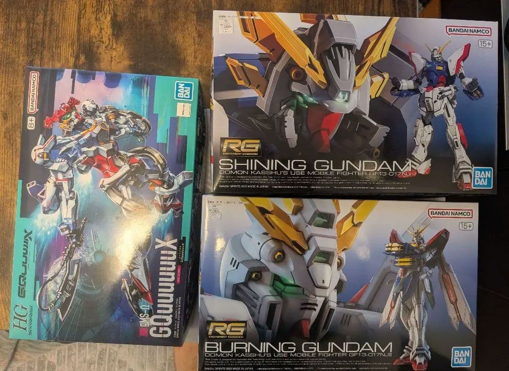 メ*ン様 RG シャイニングガンダム & ゴッドガンダム gquuuuuux セ