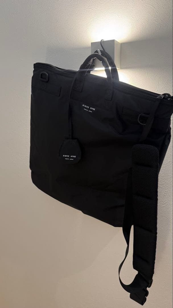 【PORTER×HYKE】Helmet Bag （BLACK 25AW）
