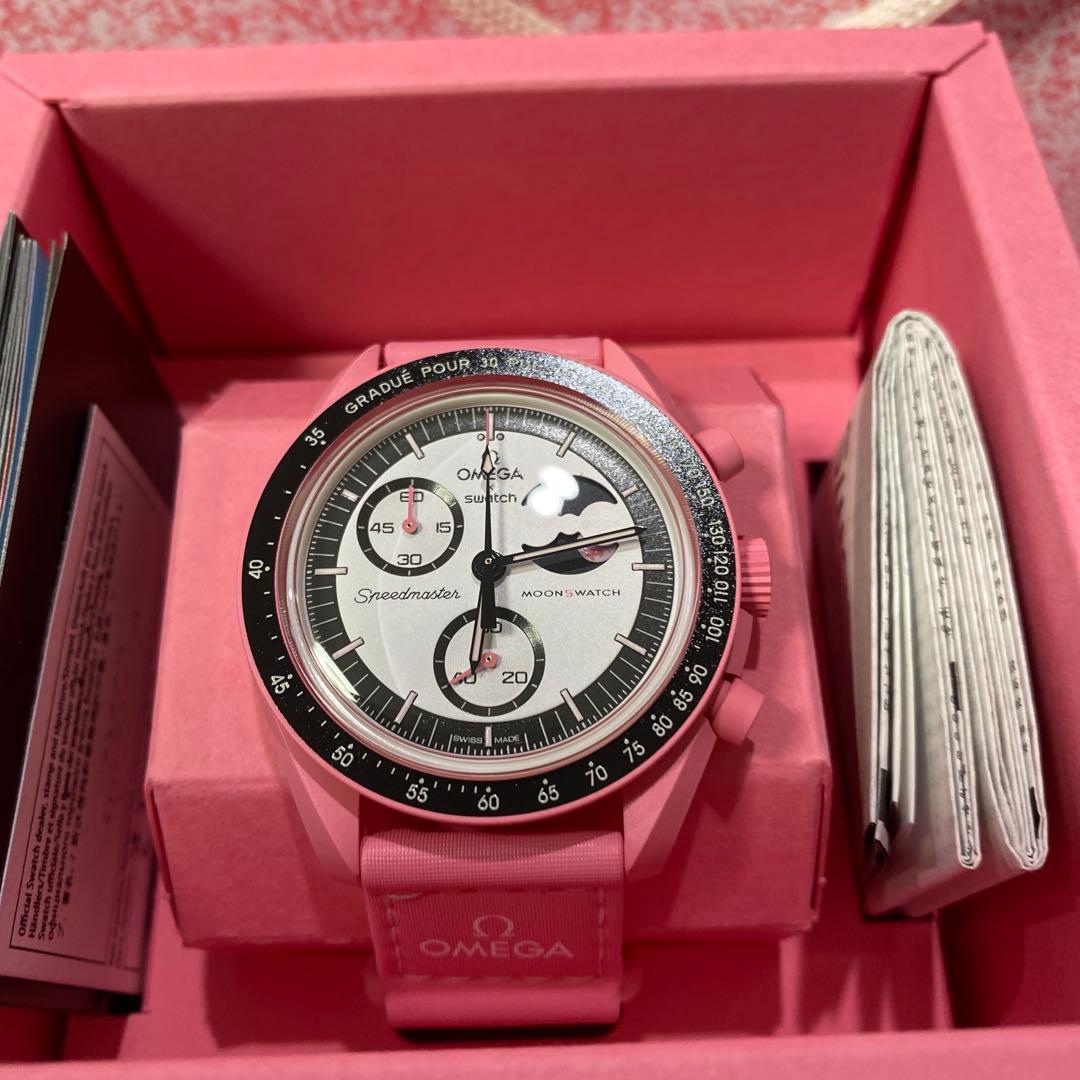 時計 SWATCH Mission to the Pink Moonphase