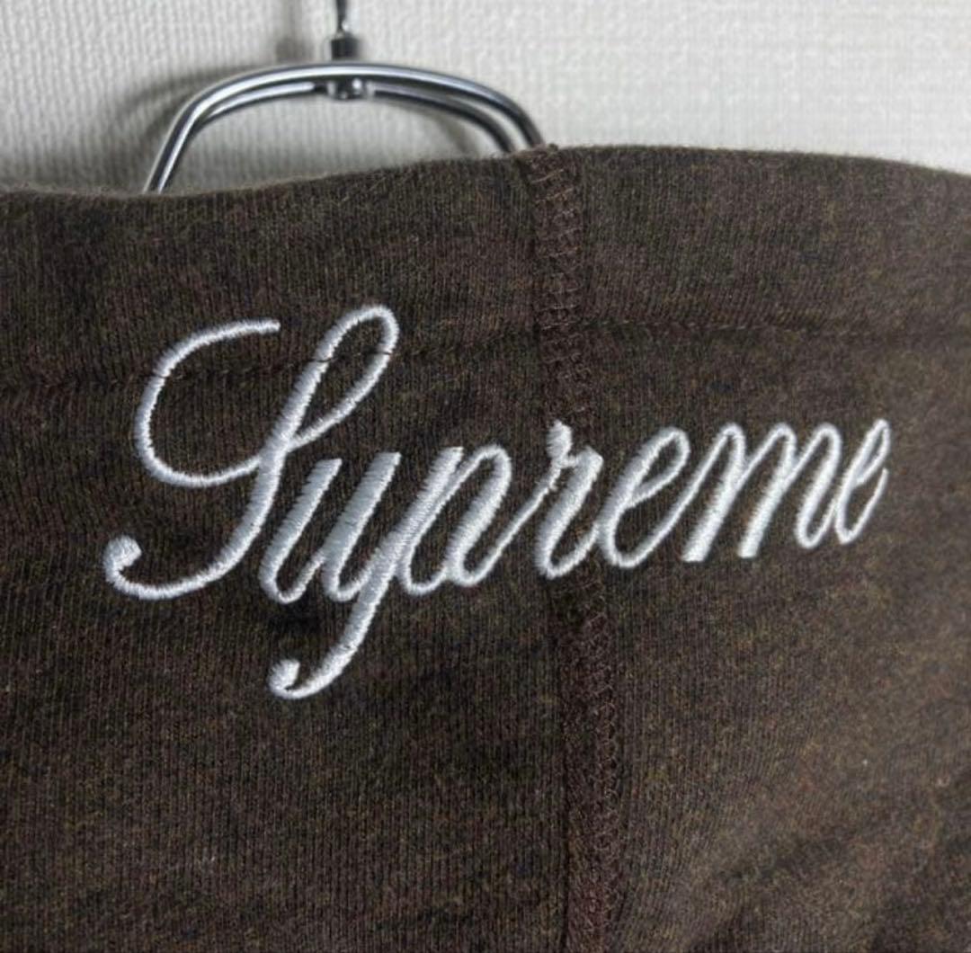 【最終値下げ！】Supreme 刺繍ロゴ フーディー