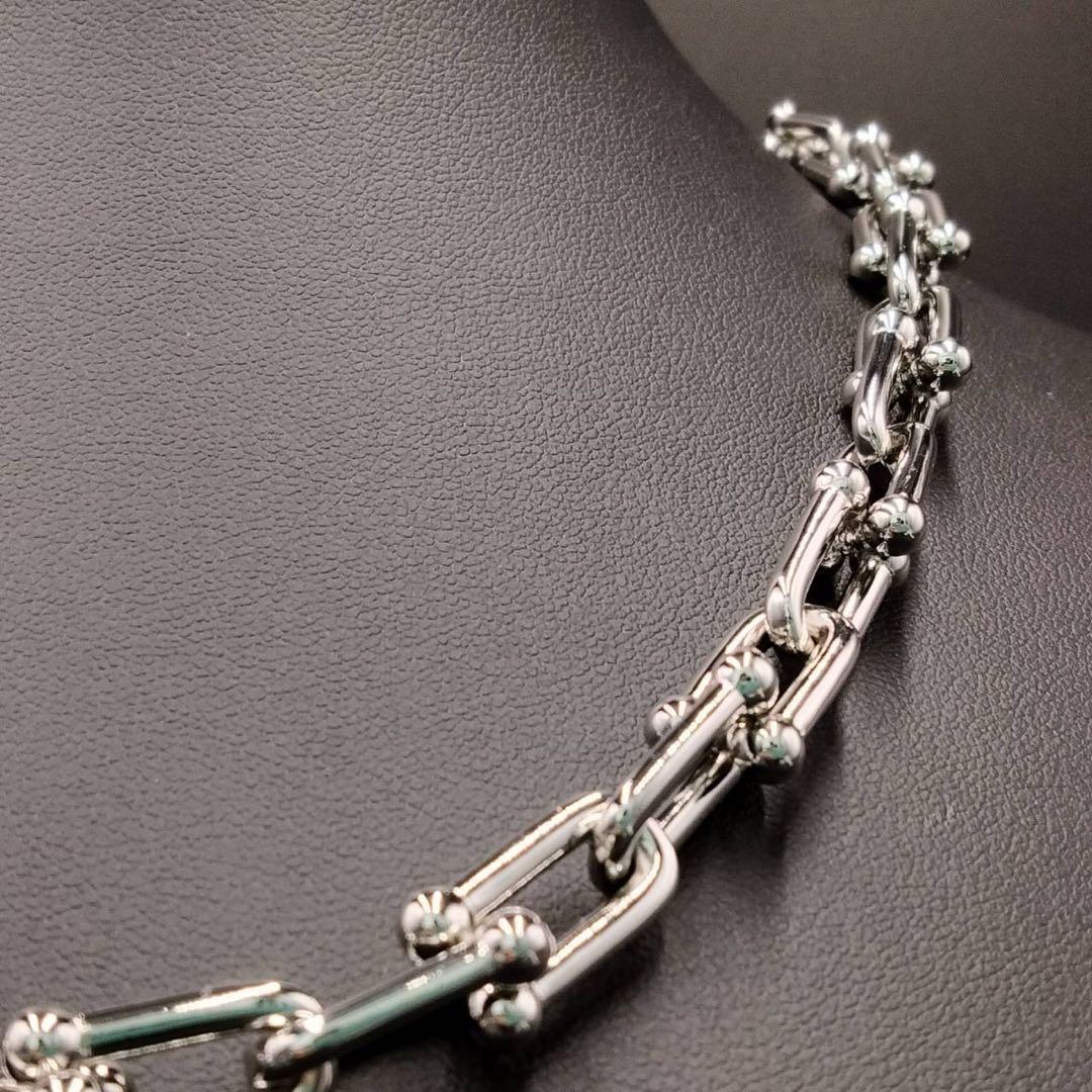 新品 超激レア ハードウェア ネックレス レディースン シルバー