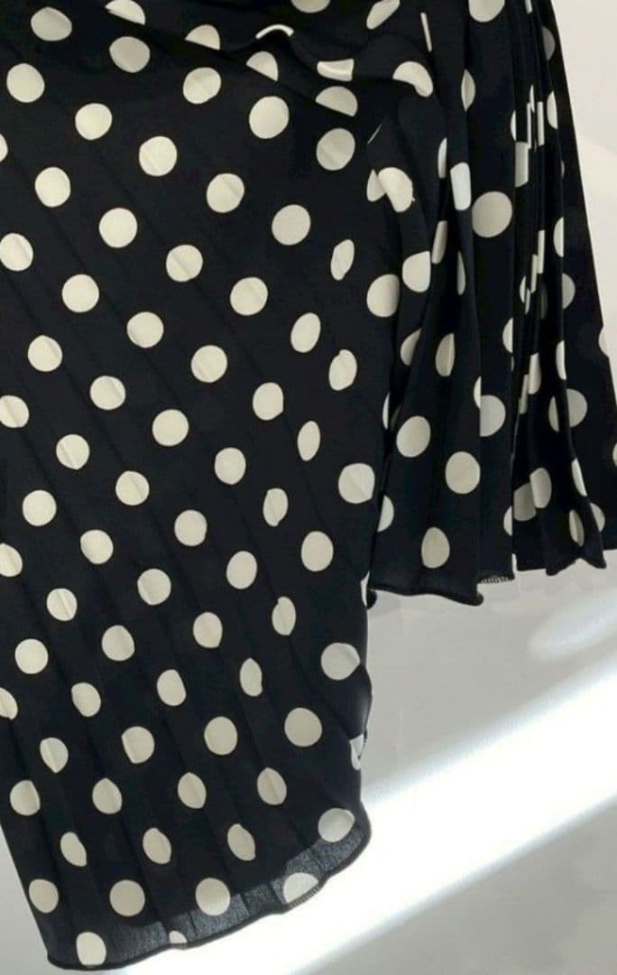 イシカワ　ラボ　ISHIKAWA LABO　ドット　プリーツ　ガウチョ　パンツ