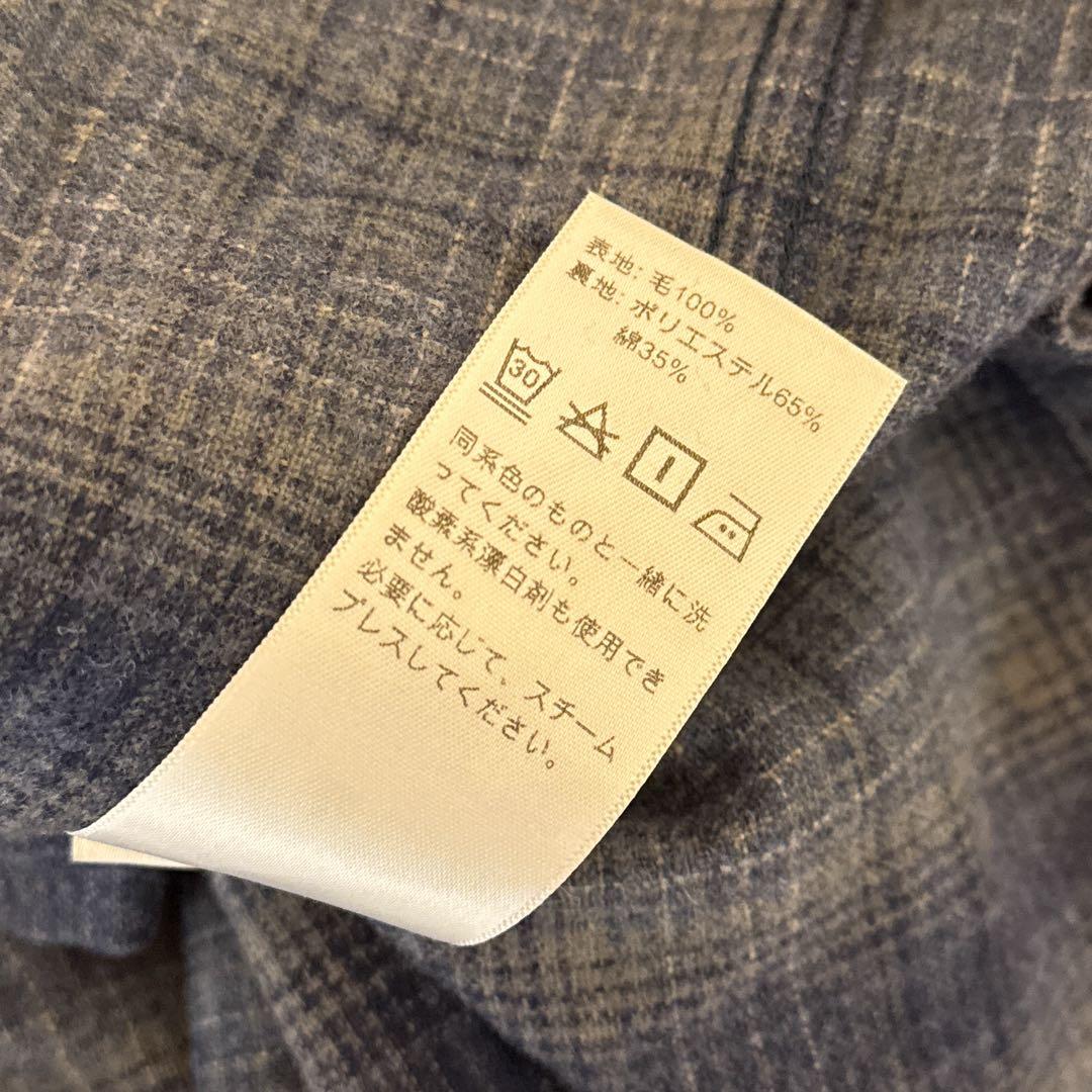 や*ず様 ペンドルトン ボードシャツ L ウール チェック ブルー グレー　メン