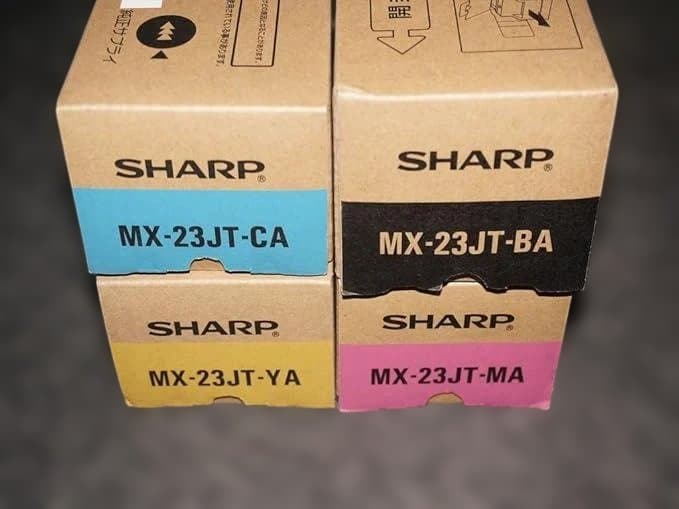 SHARP トナーカートリッジ 4色　MX-23JTBA/MA/YA/CA